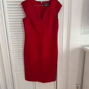 Karl Lagerfeld Bold Red Mini Dress